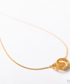 Iconic Imani Necklace, Gold 5 170A6675