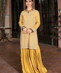 Yellow &Amp; Green Gharara Outfit Evening Wear Imada2021Y 7 Ada