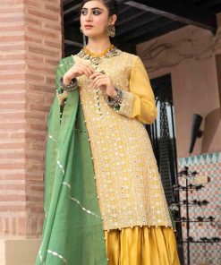 Yellow &Amp; Green Gharara Outfit Evening Wear Imada2021Y 8 Adaa1 9Cc5365E Cf9F 4D38 B0C4 D5D53A01Aff9