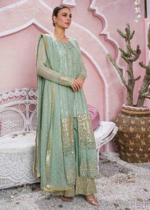 MINT GREEN PALAZZO OUTFIT EVENING WEAR IMANCH20212G