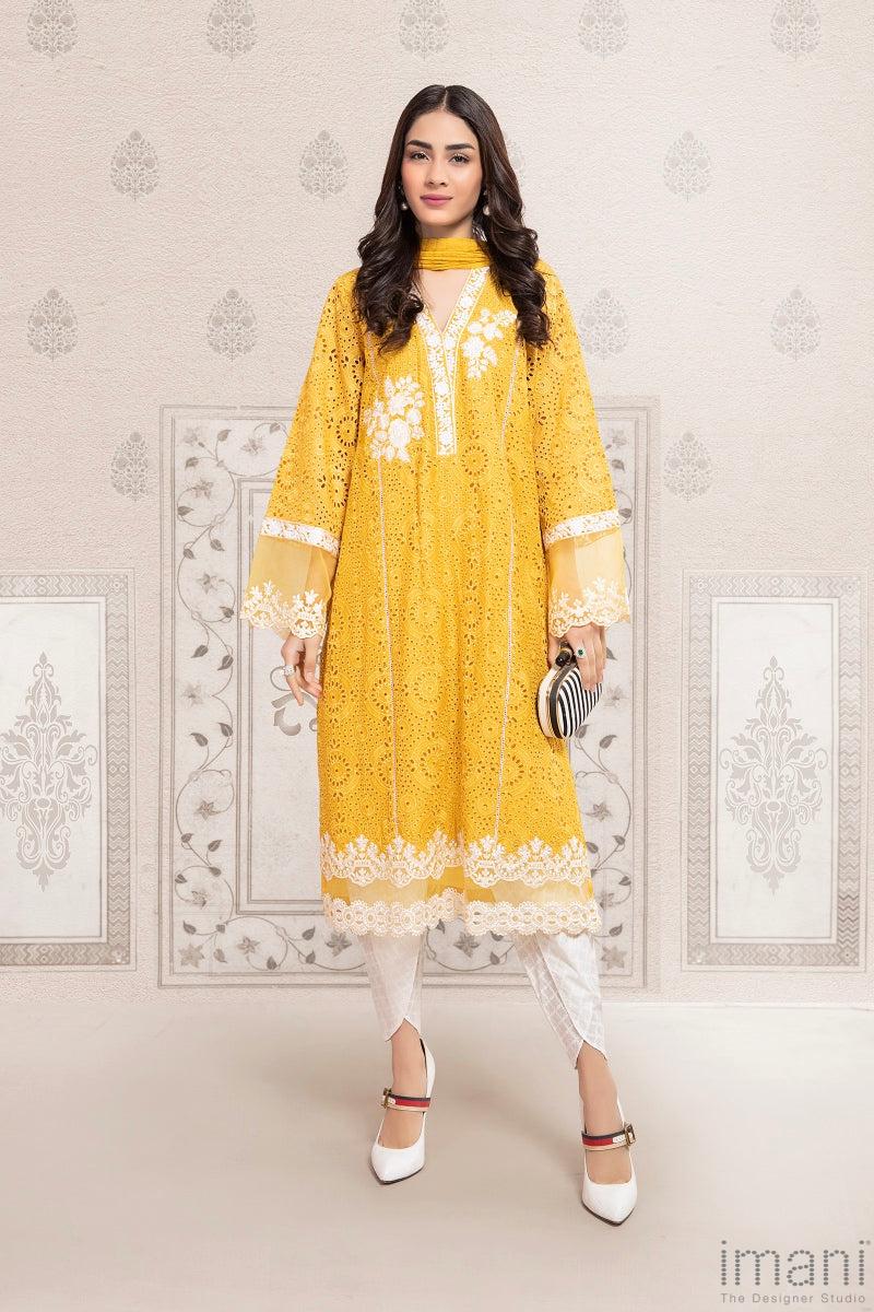 Mariab Casual Wear Suit Yellow Mbdw-Ef22-09Y
