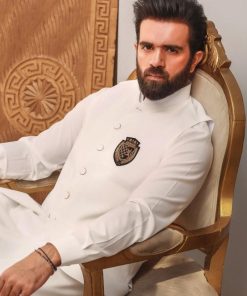 3Pcs Men'S Wear Suit Burj Imist06-Offwhite 12 Ist06 Offwhitea