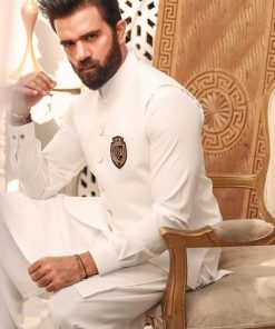 3Pcs Men'S Wear Suit Burj Imist06-Offwhite 10 Ist06 Offwhitec