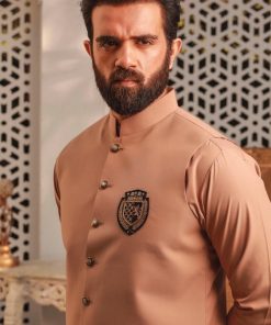 3PCS MEN'S WEAR SUIT BURJ IMIST06-BISCUIT