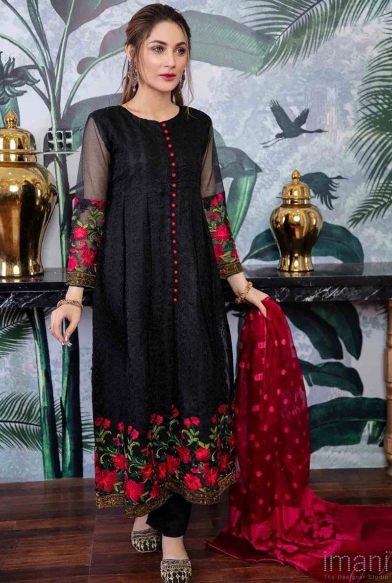 Casual Wear Collection Black Suit Imkohn9923B