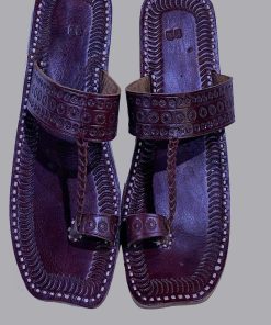 Maroon Colour Kolhapuri Chappal, KOHL2006MRN