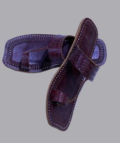 Maroon Colour Kolhapuri Chappal, Kohl2006Mrn 5 Kohlapurimb