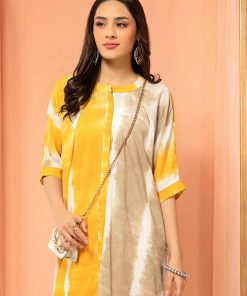 Maria.b Basics Shirt Shadid Mustard Mbss22-63M 6 Mb Ss22 63 Mustardb Imanistudio.com