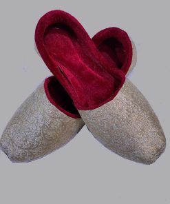 Gold Jamawar Groom Khussa, Shoes, Mnks102Gld 4 Mngoldr10