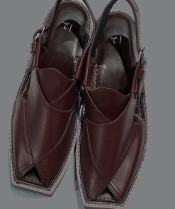 Imran Khan Style Red Kaptaan Chappal, Kap2002Red 5 Redkaptan