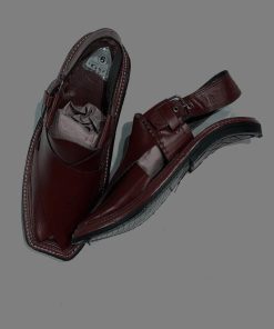 Charsadda Peshawari Red Chappal, Char2004Red 5 Redcharsadab