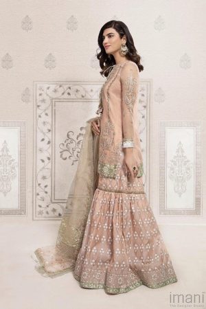Mariab Semi Formal Outfit Pink Mbsf-Ea22-24P