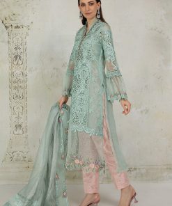 Maria B Embroidered Light Blue Outfit Mbbds2206B 5 Bds 2206 Sky Blueb