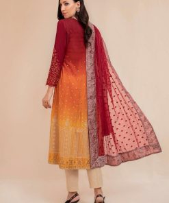 Maria.b Summer Lawn Suit Shaded Red Orange Mbds-2205Ao 6 Ds 2205 Ac.imanistudio.com