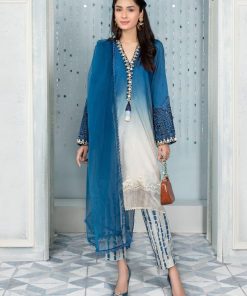 Maria.b Casual Wear Suit Shaded Blue MBDW-EA22-05SB