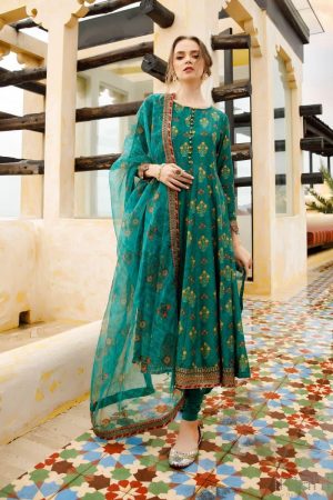 Mariab Casual Wear Suit Green Mbdw-Ea22-09G