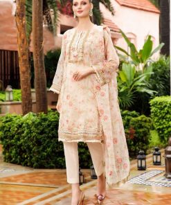 Maria.b Casual Wear Suit Off-White Roses Mbdw-Ea22-72Wr 11 Dw Ea 2272 Side Imanistudio.com