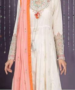 Maria.b Casual Wear Off-White/ Orange Suit Mbdw-Ea22-01Wo 8 Dw Ea22 01 Whiteb Imanistudio.com