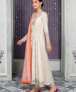 Maria.b Casual Wear Off-White/ Orange Suit Mbdw-Ea22-01Wo 7 Dw Ea22 01 Whitec Imanistudio.com