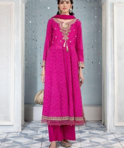 Maria.b Casual Wear Dress Suit Fuchsia Pink Mbdw-Ea22-14Fp 6 Maria.b Casual Wear Dress Suit Fuchsia Pink Mbdw-Ea22-14Fp
