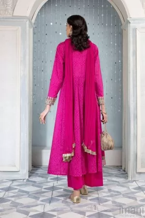 Maria.b Casual Wear Dress Suit Fuchsia Pink Mbdw-Ea22-14Fp
