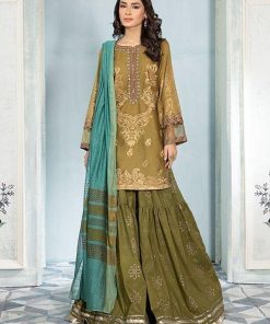 MARIAB CASUAL WEAR SUIT OLIVE GREEN MBDW-EA22-22OG