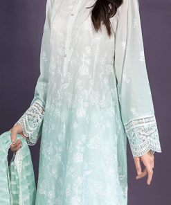 Mariab Casual Wear Suit Aqua/White Mbdw-Ea22-34Aw 8 Dw Ea22 34 Ferozib Imanistudio.com