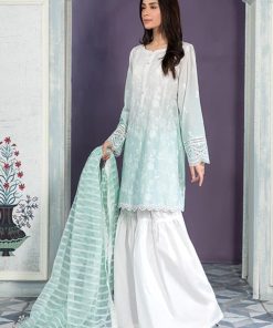 Mariab Casual Wear Suit Aqua/White Mbdw-Ea22-34Aw 7 Dw Ea22 34 Ferozic Imanistudio.com