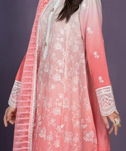Mariab Casual Wear Suit Pink/White Mbdw-Ea22-34Pw 8 Dw Ea22 34 Pinkb Imanistudio.com