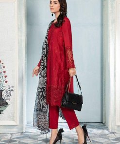 Maria.b Casual Wear Suit Deep Red Mbdw-Ea22-41Dr 6 Dw Ea22 41 Redc