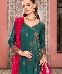 Maria.b Casual Wear Green/ Pink Suit Mbdw-Ea22-52Gp 3 Maria.b Casual Wear Green/ Pink Suit Mbdw-Ea22-52Gp