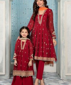 Maria.b Casual Wear Suit Red Mbdw-Ea22-58Rd 9 Maria.b Casual Wear Suit Red Mbdw-Ea22-58Rd