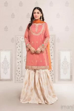 MARIAB CASUAL WEAR SUIT CORAL MBDW-EF22-06C