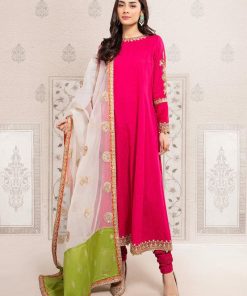 MARIAB CASUAL WEAR SUIT HOT PINK MBDW-EF22-18HP