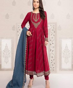 MARIAB CASUAL WEAR SUIT MAROON MBDW-EF22-19MR