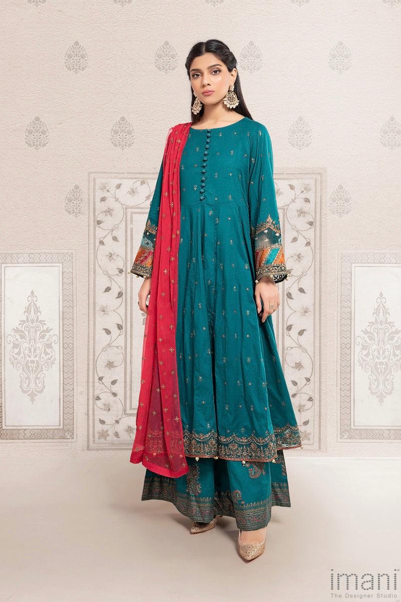 Mariab Casual Wear Suit Teal Mbdw-Ef22-35T