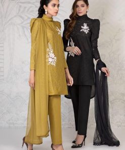 Maria.b Casual Wear Trousers Suit Olive Green Mbdw-Pf22-01Og 11 Dw Pf22 01 Greenb Imanistudio.com