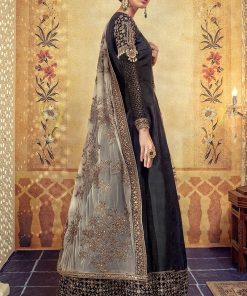 Maria B Wedding Wear Black Dress Mbfx-8331B 7 Fx 831D