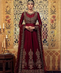 Formal Collection Maroon Dress MBFX-832M