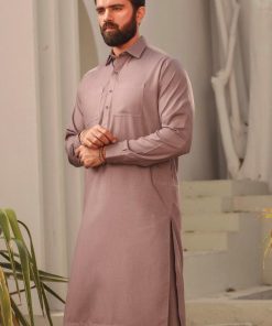2Pcs Men’s Wear Shalwar Kameez Jashan Imist01-Plum 5 Ist 01 Plum