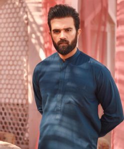 2Pcs Men’s Wear Shalwar Kameez Karvaan Imist03-Metalic Blue 5 Ist 03 Metalicblue