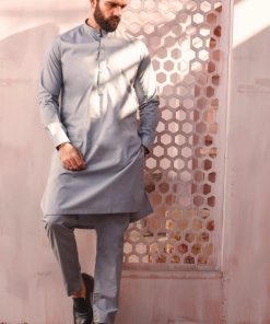 3Pcs Men’s Shalwar Kameez Wasf Imist04-Silver Grey 8 Ist 04Silverd.imanistudio.com