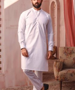 3Pcs Mens Shalwar Kameez Wasf Imist04-White 8 Ist 04Whitec.imanistudio.com