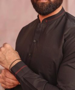 3Pcs Men’s Shalwar Kameez Silver Star Imist05-Black 12 Ist 05Blackd.imanistudio.com