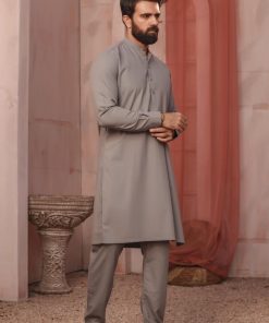 3Pcs Men’s Wear Straight Pants Suit Imist07-Mid Grey 9 2Pcs Men’s Wear Shalwar Kameez Imist07A-Mid Grey
