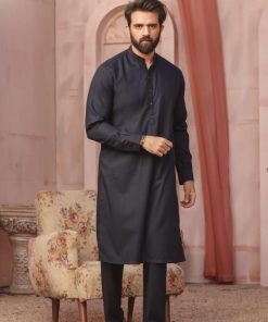 3Pcs Men’s Wear Straight Pants Suit Emir Imist07-Navy 9 2Pcs Men’s Wear Shalwar Kameez Emir Imist07A-Navy