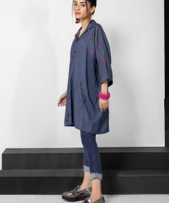 Casual Wear Tunic/ Shirt Blue Mb-Ss21-183D 5 Mb Ss21 183 Blueb