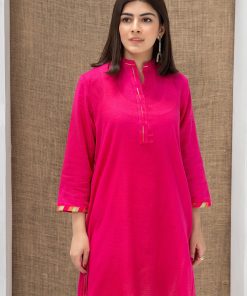 Casual Wear Separates Hot Pink Tunic/ Shirt Mb-Ss21-250P 7 Mb Ss21 250 Pinkd
