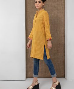 Casual Wear Separates Tunic/ Shirt Yellow Mb-Ss21-250Y 6 Mb Ss21 250 Yellowb