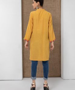 Casual Wear Separates Tunic/ Shirt Yellow Mb-Ss21-250Y 5 Mb Ss21 250 Yellowc